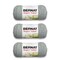 Bernat Super Value Soft Gray Yarn - 3 Pack of 198g/7oz - Acrylic - 4 Medium (Worsted) - 426 Yards - Knitting/Crochet